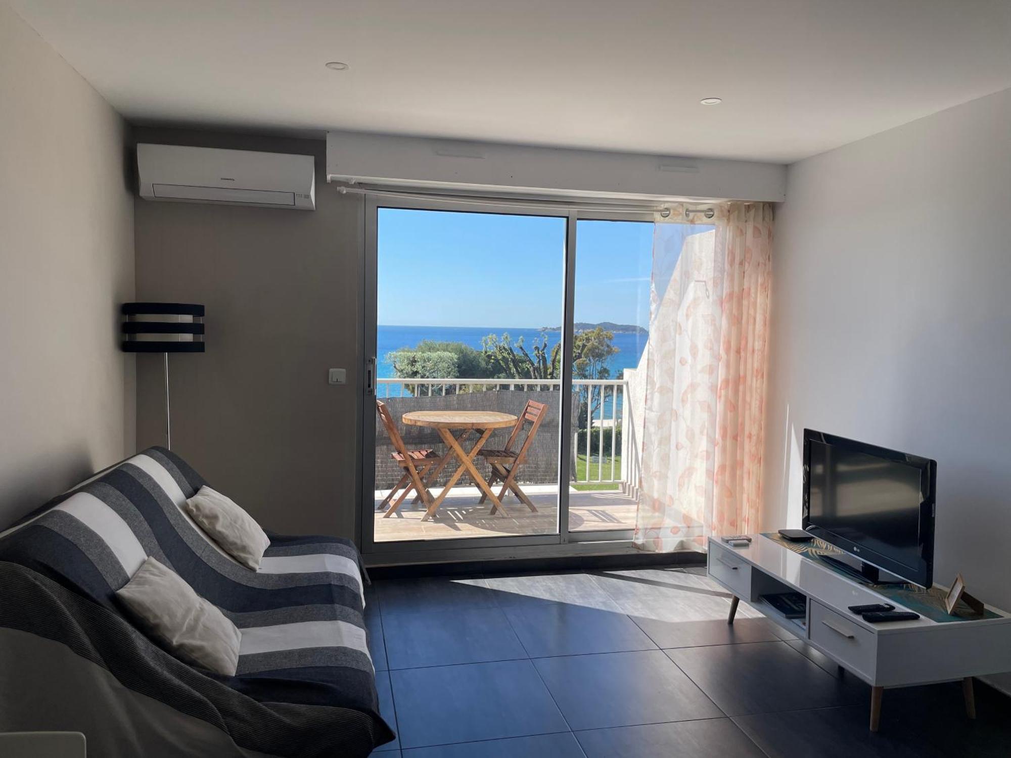 Studio Vue Mer Terrasse La Ciotat Luaran gambar